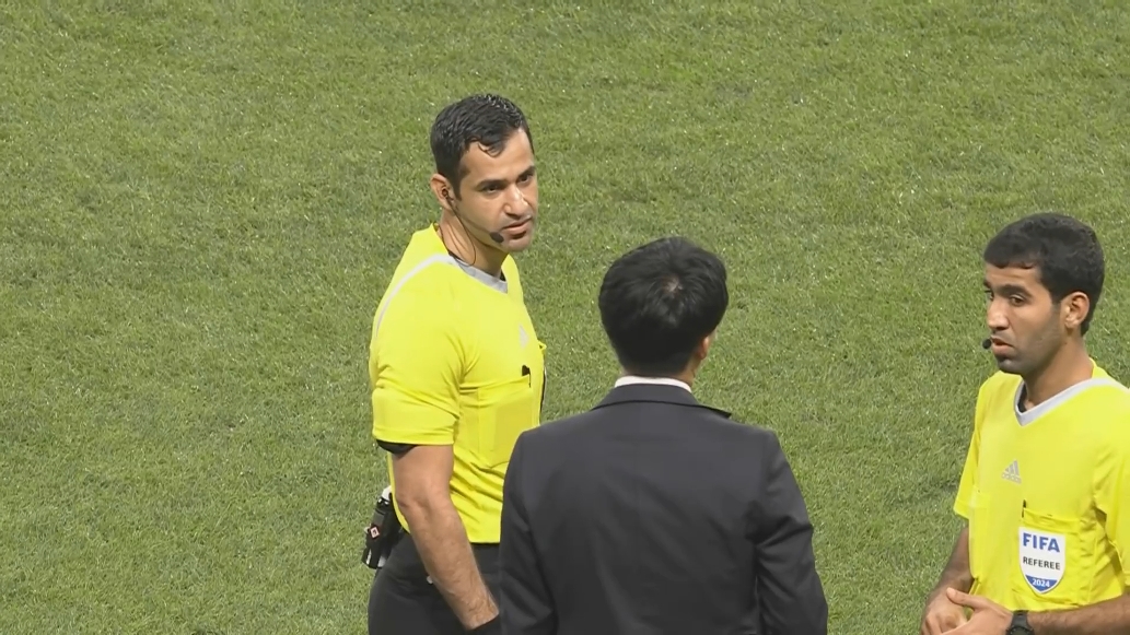  賈西姆執(zhí)法亞冠海港客戰(zhàn)神戶勝利船，此前主哨國足0-7日本