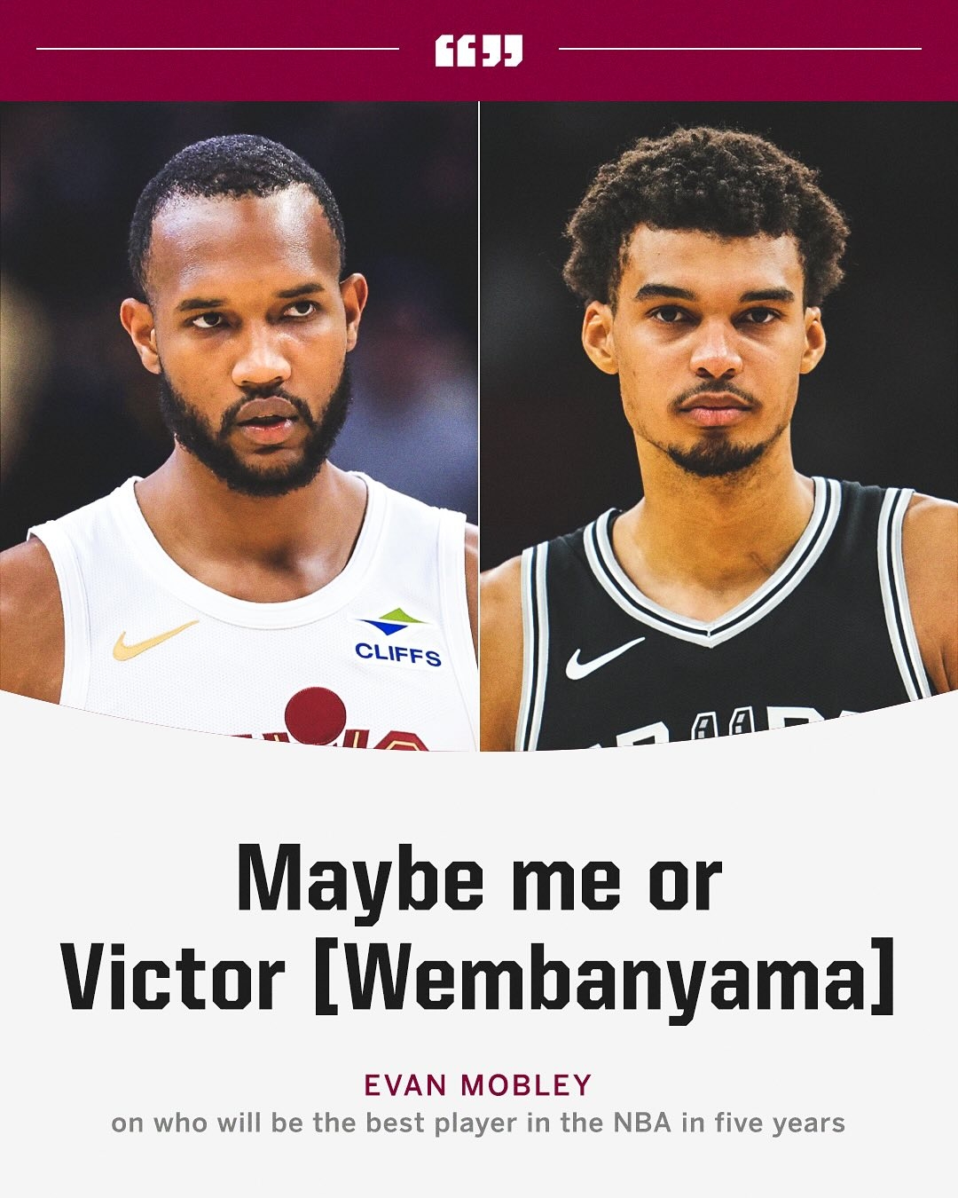  未來5年NBA最好的球員會是誰？莫布里：可能是我或者文班亞馬