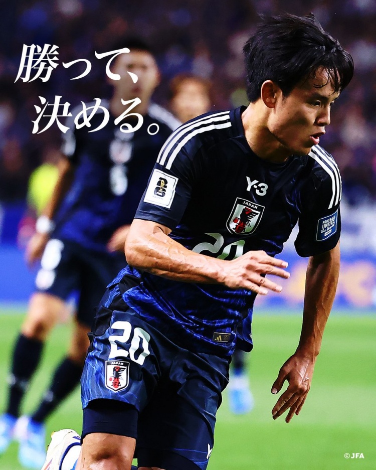  日本隊曬久保建英等球員海報預熱對陣巴林，獲勝將提前出線